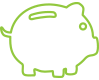 icon piggy bank