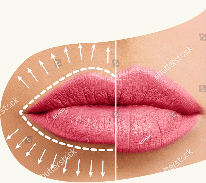pink lips