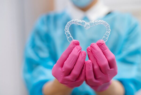 Invisalign making a heart shape